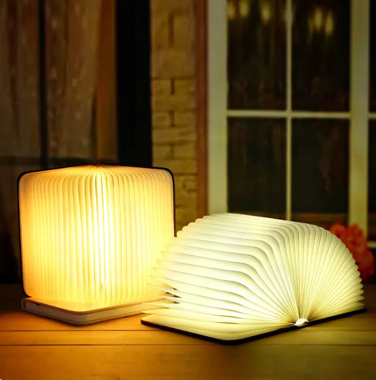 Lámpara Recargable en Forma de Libro