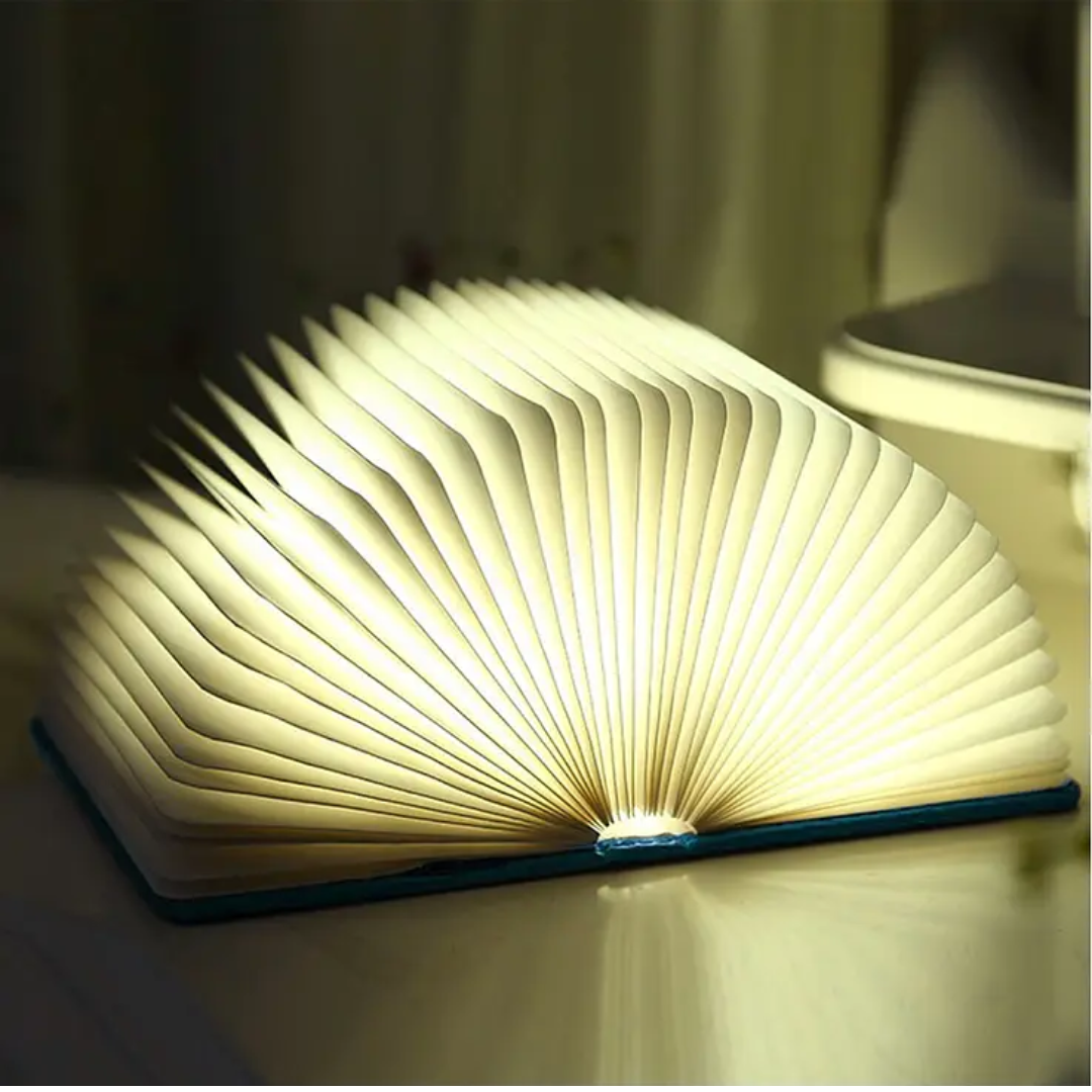 Lámpara Recargable en Forma de Libro
